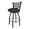 Holland Bar Stool Co 30" Swivel Bar Stool, Bronze Finish, Canter Iron Seat 41030BZ008 - alternate 3